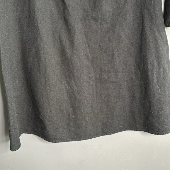 Zara Black Tunic Dress Velvet and Tassel Detailing Side Zipper Size Small - Picture 4 of 7